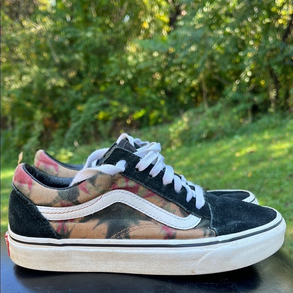 Vans Old Skool Woodland Wash sneakers women’s size 6, boys size 4.5 - Picture 2 of 9